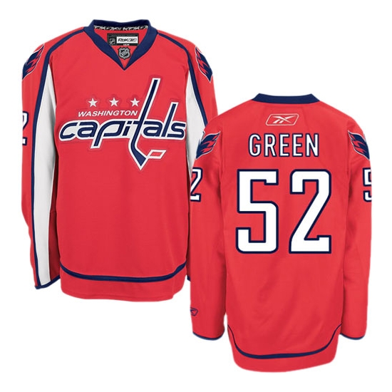 Mike Green Washington Capitals Red Authentic Home Reebok Jersey - Red