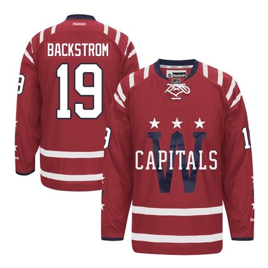Nicklas Backstrom Washington Capitals Authentic 2015 Winter Classic Reebok Jersey - Red