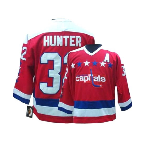 Dale Hunter Washington Capitals Authentic Throwback CCM Jersey - Red