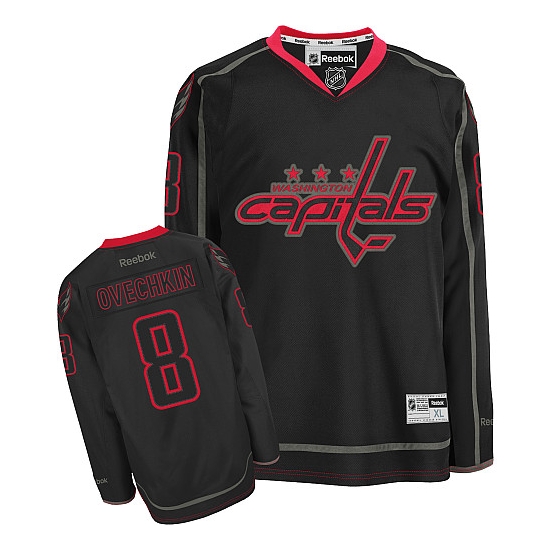 Alex Ovechkin Washington Capitals Authentic Reebok Jersey - Black Ice