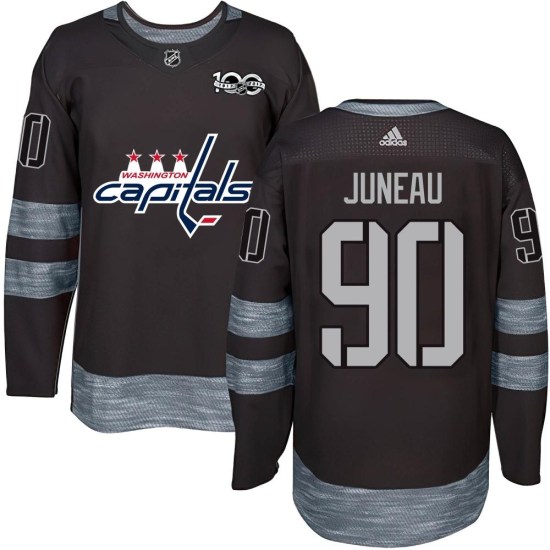 Joe Juneau Washington Capitals Authentic 1917-2017 100th Anniversary Jersey - Black