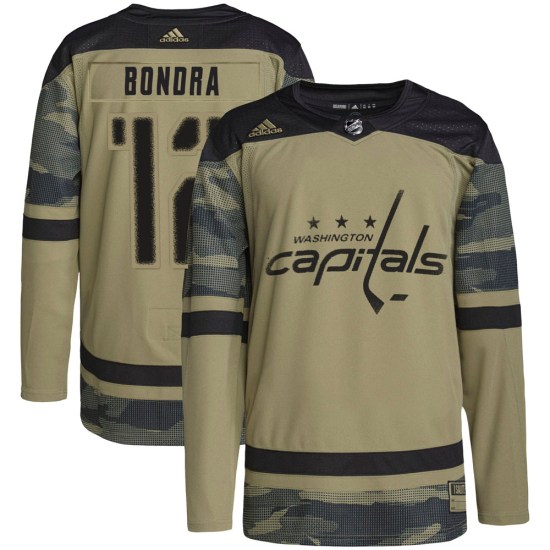 Peter Bondra Washington Capitals Authentic Military Appreciation Practice Adidas Jersey - Camo