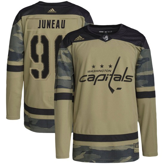 Joe Juneau Washington Capitals Authentic Military Appreciation Practice Adidas Jersey - Camo