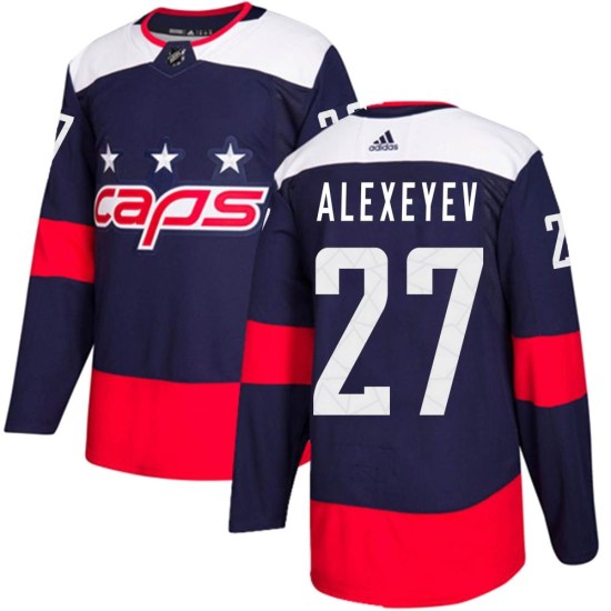 Alexander Alexeyev Washington Capitals Youth Authentic 2018 Stadium Series Adidas Jersey - Navy Blue