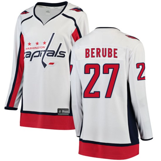 Craig Berube Washington Capitals Women's Breakaway Away Fanatics Branded Jersey - White