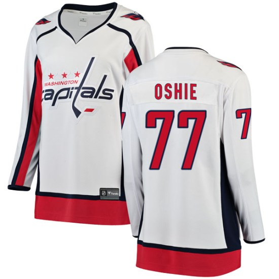 T.J. Oshie Washington Capitals Women's Breakaway Away Fanatics Branded Jersey - White