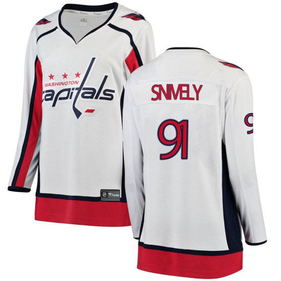 Joe Snively Washington Capitals Women's Breakaway Away Fanatics Branded Jersey - White