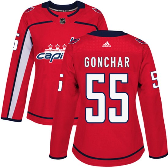 Sergei Gonchar Washington Capitals Women's Authentic Home Adidas Jersey - Red