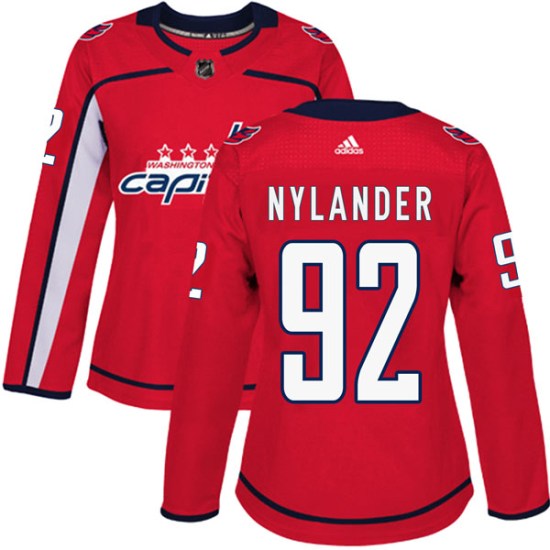Michael Nylander Washington Capitals Women's Authentic Home Adidas Jersey - Red