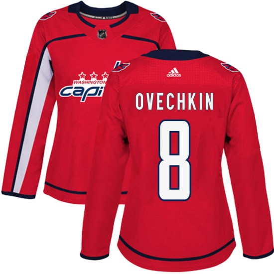 Alex Ovechkin Washington Capitals Women's Authentic Home Adidas Jersey - Red