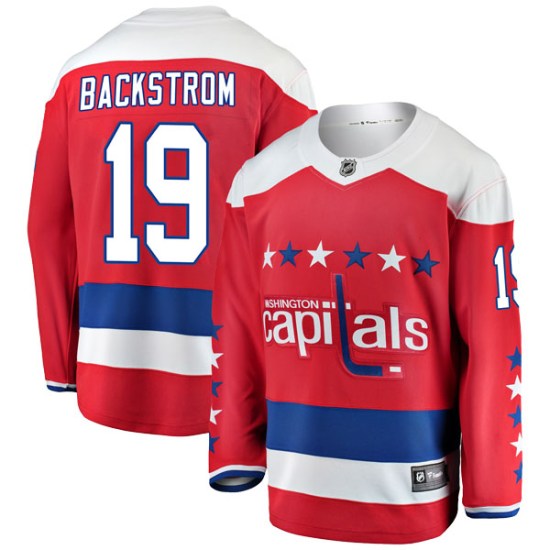 Nicklas Backstrom Washington Capitals Breakaway Alternate Fanatics Branded Jersey - Red