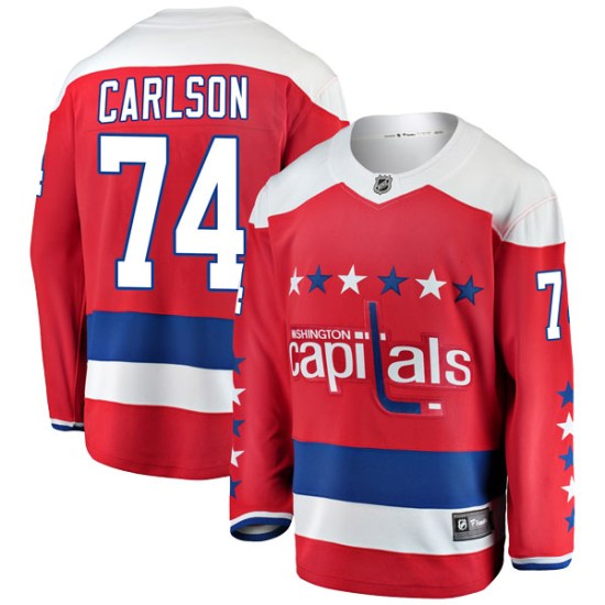 John Carlson Washington Capitals Breakaway Alternate Fanatics Branded Jersey - Red