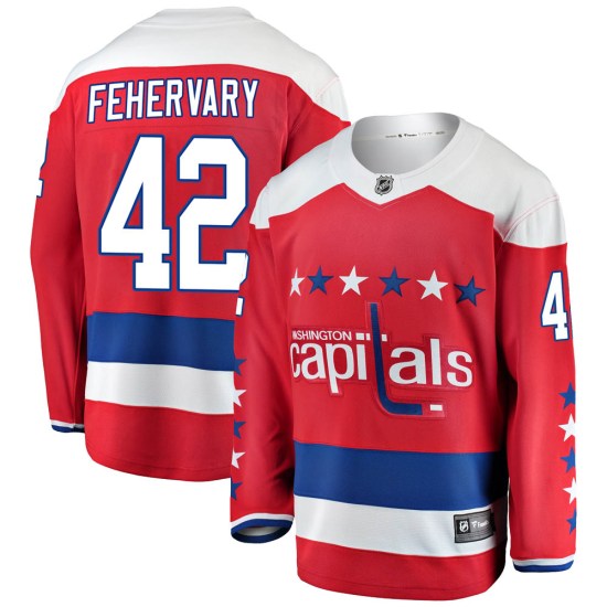 Martin Fehervary Washington Capitals Breakaway Alternate Fanatics Branded Jersey - Red
