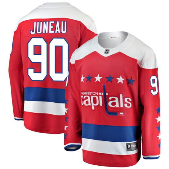 Joe Juneau Washington Capitals Breakaway Alternate Fanatics Branded Jersey - Red
