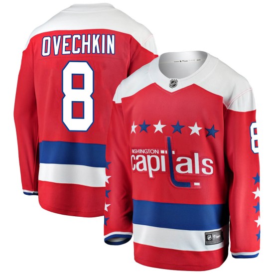 Alex Ovechkin Washington Capitals Breakaway Alternate Fanatics Branded Jersey - Red