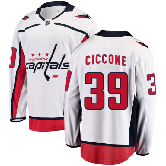 Enrico Ciccone Washington Capitals Breakaway Away Fanatics Branded Jersey - White