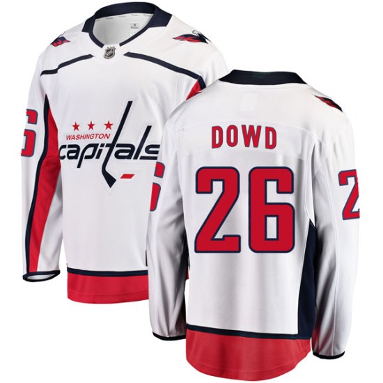 Nic Dowd Washington Capitals Breakaway Away Fanatics Branded Jersey - White