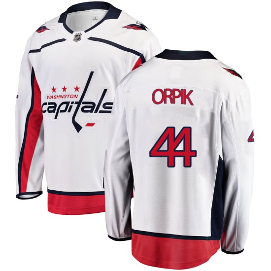 Brooks Orpik Washington Capitals Breakaway Away Fanatics Branded Jersey - White