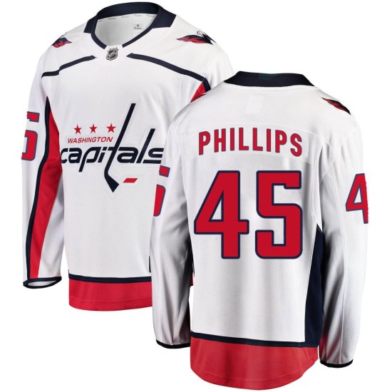 Matthew Phillips Washington Capitals Breakaway Away Fanatics Branded Jersey - White