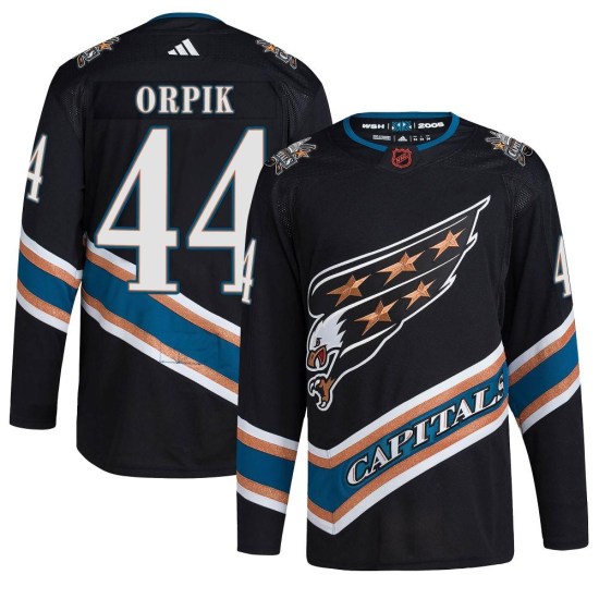 Brooks Orpik Washington Capitals Authentic Reverse Retro 2.0 Adidas Jersey - Black