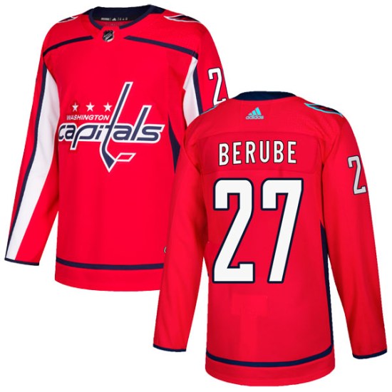 Craig Berube Washington Capitals Authentic Home Adidas Jersey - Red
