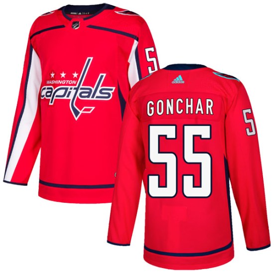 Sergei Gonchar Washington Capitals Authentic Home Adidas Jersey - Red