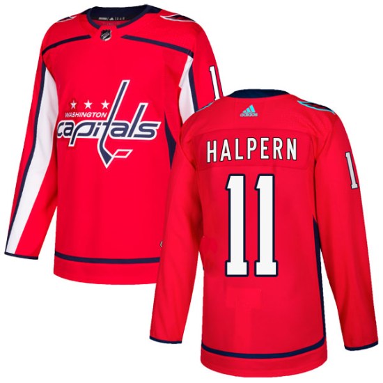 Jeff Halpern Washington Capitals Authentic Home Adidas Jersey - Red