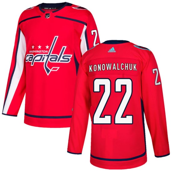Steve Konowalchuk Washington Capitals Authentic Home Adidas Jersey - Red
