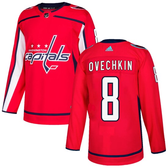 Alex Ovechkin Washington Capitals Authentic Home Adidas Jersey - Red