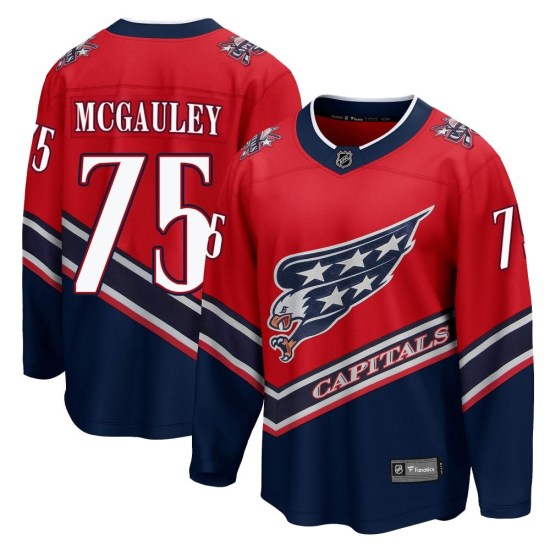 Tim McGauley Washington Capitals Youth Breakaway 2020/21 Special Edition Fanatics Branded Jersey - Red