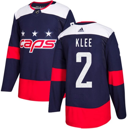 Ken Klee Washington Capitals Authentic 2018 Stadium Series Adidas Jersey - Navy Blue