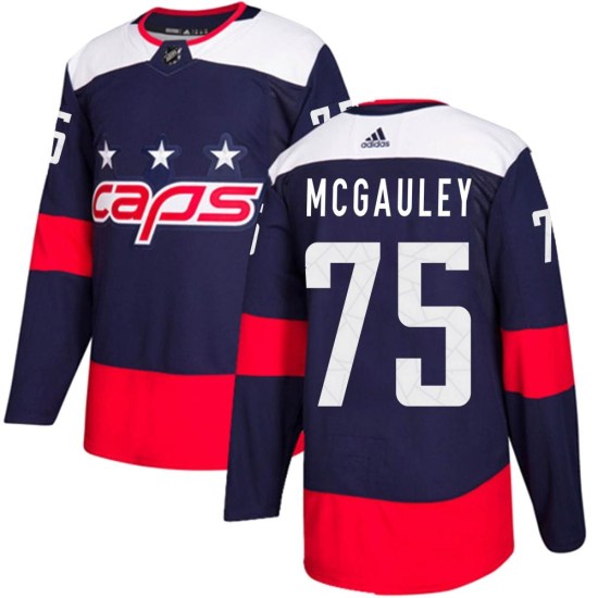 Tim McGauley Washington Capitals Authentic 2018 Stadium Series Adidas Jersey - Navy Blue