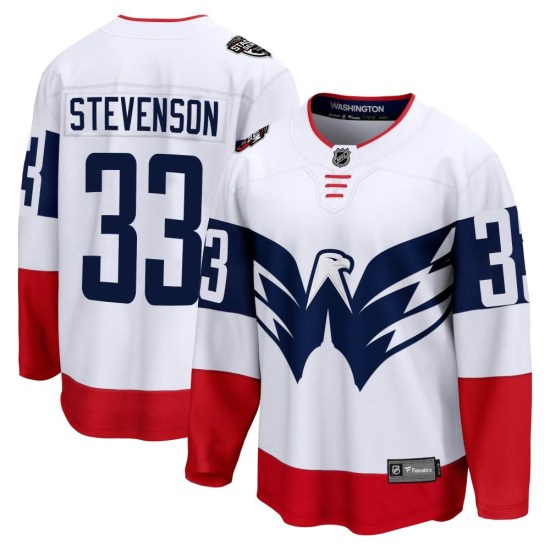 Clay Stevenson Washington Capitals Breakaway 2023 Stadium Series Fanatics Branded Jersey - White