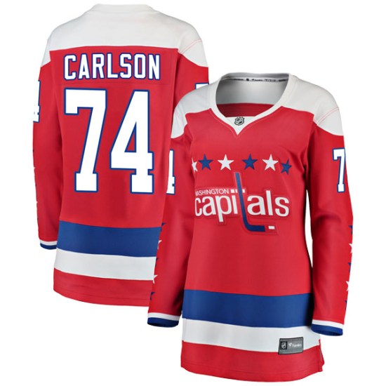 John Carlson Washington Capitals Women's Breakaway Alternate Fanatics Branded Jersey - Red