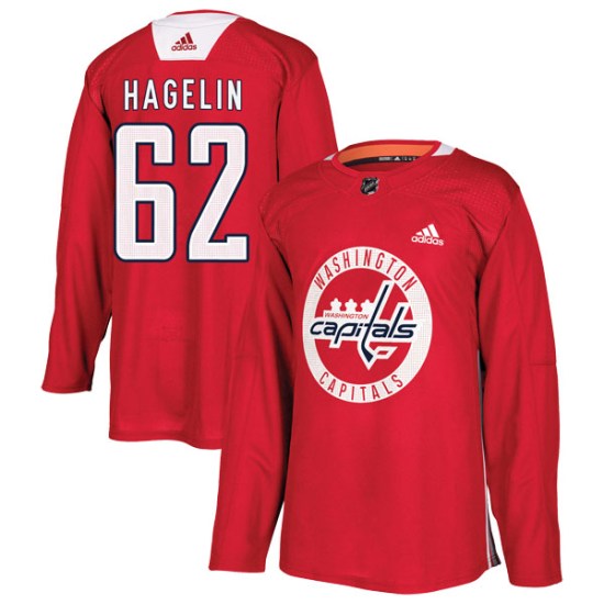 Carl Hagelin Washington Capitals Authentic Practice Adidas Jersey - Red