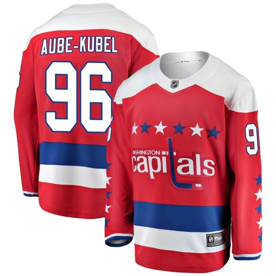 Nicolas Aube-Kubel Washington Capitals Youth Breakaway Alternate Fanatics Branded Jersey - Red