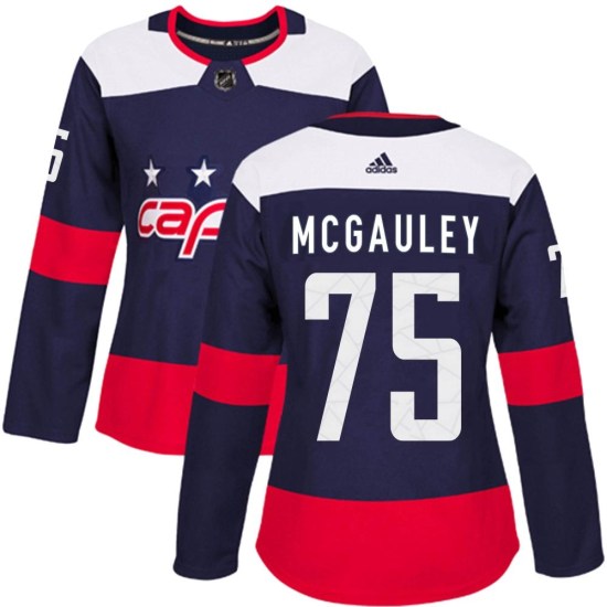 Tim McGauley Washington Capitals Women's Authentic 2018 Stadium Series Adidas Jersey - Navy Blue