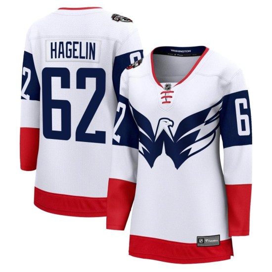 Carl Hagelin Washington Capitals Women's Breakaway 2023 Stadium Series Fanatics Branded Jersey - White