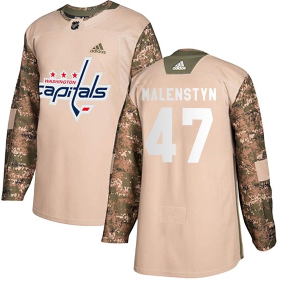 Beck Malenstyn Washington Capitals Authentic Veterans Day Practice Adidas Jersey - Camo
