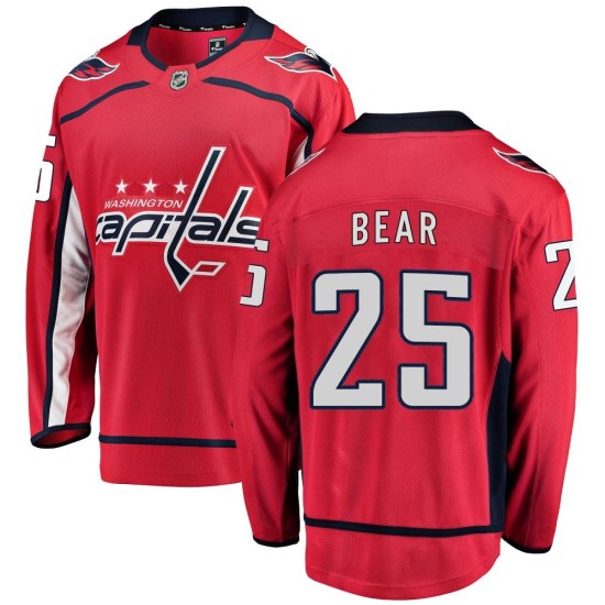 Ethan Bear Washington Capitals Breakaway Home Fanatics Branded Jersey - Red