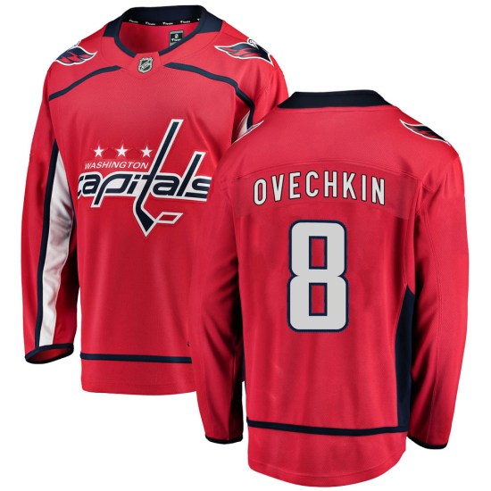Alex Ovechkin Washington Capitals Breakaway Home Fanatics Branded Jersey - Red
