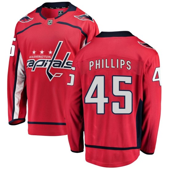 Matthew Phillips Washington Capitals Breakaway Home Fanatics Branded Jersey - Red