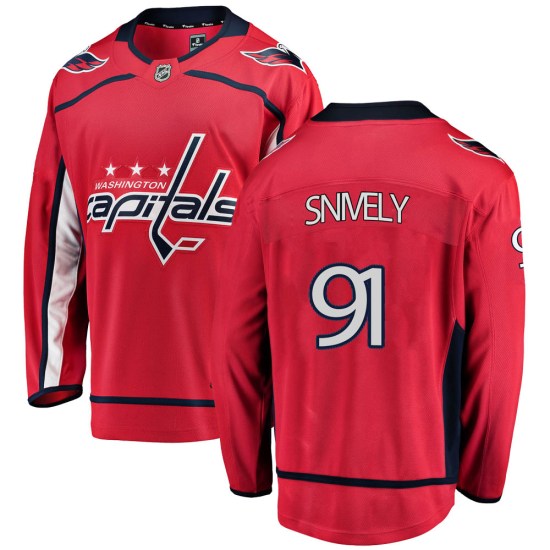 Joe Snively Washington Capitals Breakaway Home Fanatics Branded Jersey - Red