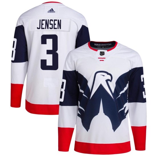 Nick Jensen Washington Capitals Authentic 2023 Stadium Series Primegreen Adidas Jersey - White