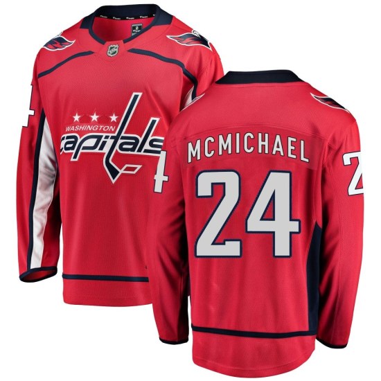 Connor McMichael Washington Capitals Youth Breakaway Home Fanatics Branded Jersey - Red