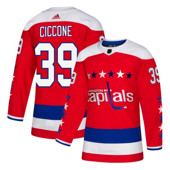 Enrico Ciccone Washington Capitals Authentic Alternate Adidas Jersey - Red