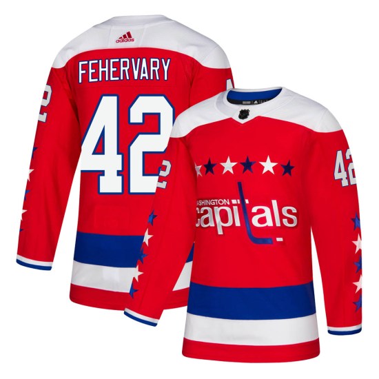 Martin Fehervary Washington Capitals Authentic Alternate Adidas Jersey - Red