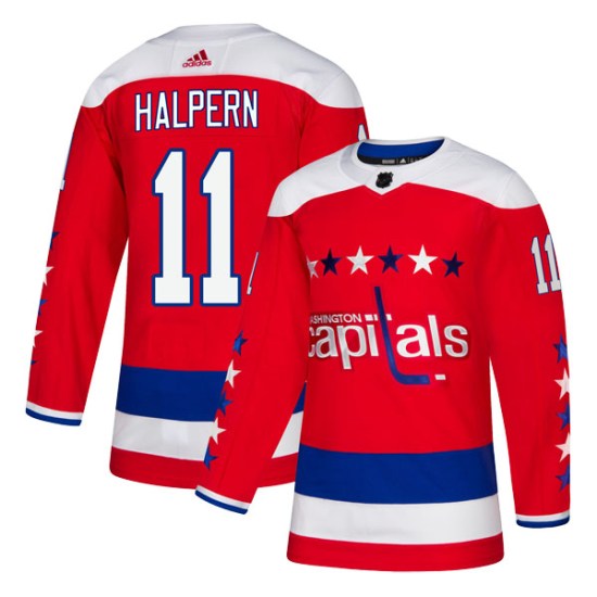 Jeff Halpern Washington Capitals Authentic Alternate Adidas Jersey - Red