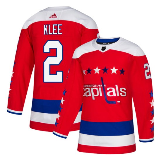 Ken Klee Washington Capitals Authentic Alternate Adidas Jersey - Red