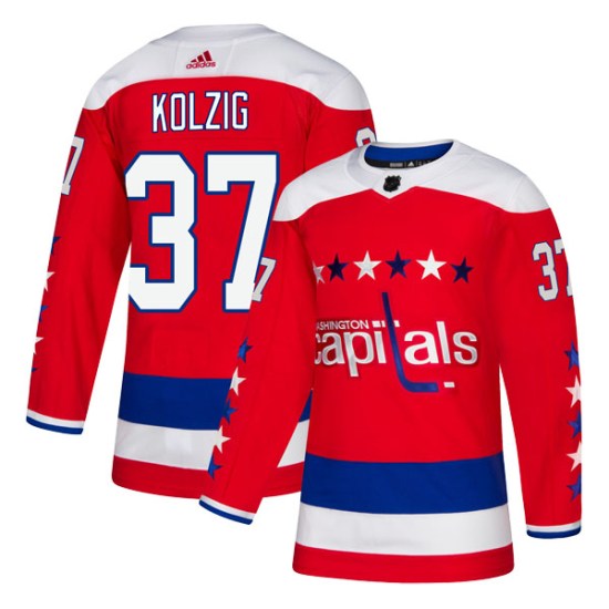 Olaf Kolzig Washington Capitals Authentic Alternate Adidas Jersey - Red